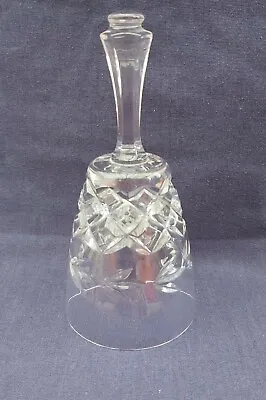 Buy Beautiful Cut Glass Crystal Glass Bell  - 14cm Height  • 4£