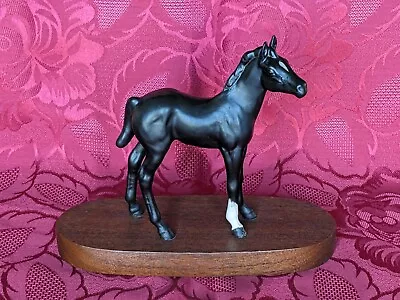 Buy Royal Doulton 'Black Beauty' Foal Horse Dad Grandad Mum Grandma Nanna Birthday • 6.45£