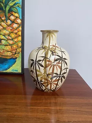 Buy Bitossi 'Brown Bamboo' Range Ceramic Vase Vintage Retro Italy MCM Aldo Londi • 50£