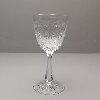 Buy Thomas Webb Crystal Jewel Cut Wine Glass Glasses 5 3/4  14.6 Cm Tall • 21.99£
