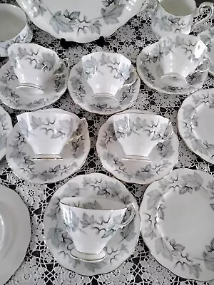 Buy Elegant Royal Albert Silver Maple Tea Set • 32.45£