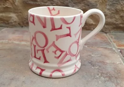 Buy Emma Bridgewater PINK LOVE Half Pint 1/2 Mug - Rare - First • 30£
