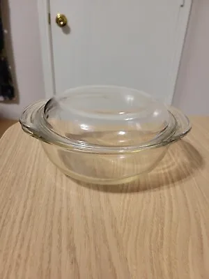 Buy PYREX 022 Clear Handled 1 QT Ovenware Bowl With Lid 682-C 10 • 14.24£