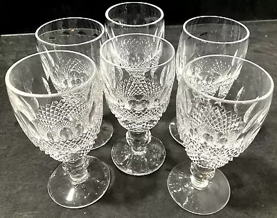 Buy Vintage Waterford Crystal Colleen Short Stem Sherry Cordial Glasses Set Of 6 • 174.82£