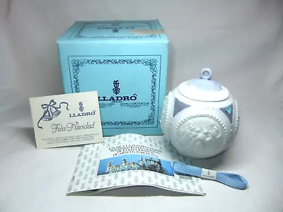 Buy Lladro Christmas Ball Tree Decoration 1988 Spanish Porcelain Spain 1603 Boxed • 29.99£
