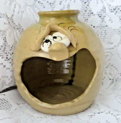 Buy Pretty Ugly Pottery Salt Pig Storage Pot Made In Wales Excellent Condition • 10£