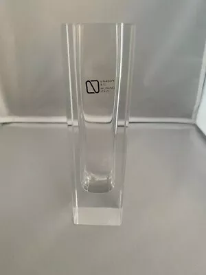 Buy V. Nason  Murano Italian Clear Art Glass Vase W/Label No Chips Or Cracks • 13.66£