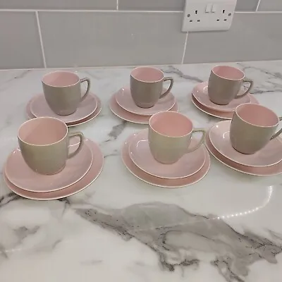 Buy BRANKSOME CHINA TWO TONE TRIOS SET OF 6 - CUPS SAUCERS & SIDE PLATES C.1950/60s  • 34.99£