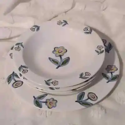 Buy Vintage Pottery Barn  Bunch  Cartoon Floral Dinnerware Damaged Set Of 4 • 28.81£