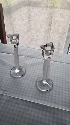 Buy Lalique Glass A Pair Of Candle Holders • 99£