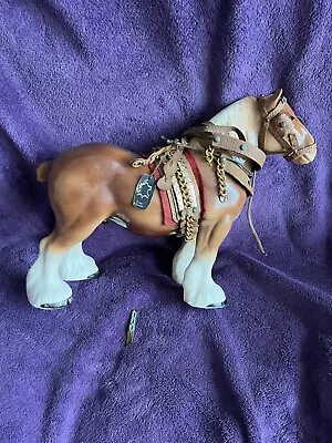 Buy Large Pottery Vintage Shire Horse (not Beswick). Stands At Approximately 10.5 • 10£