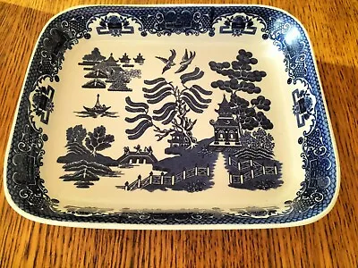 Buy English Ironstone Tableware Blue Old Willow Oven To Table Serving Dish • 19.99£