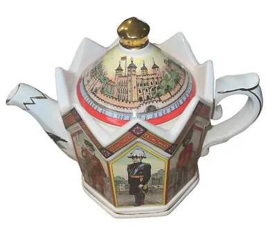 Buy James Sadler England  The Tower Of London  Teapot 1980's Bone China Decorative • 28.11£