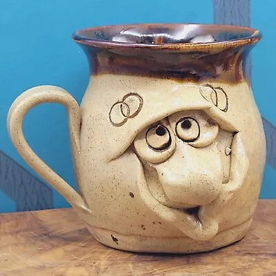 Buy Vintage Genuine Pretty Ugly Pottery Mug - Made In Wales 1980-1990’s Welsh VGC  • 10.99£