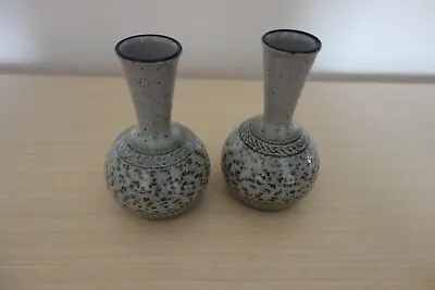 Buy Vintage Retro Purbeck Pottery Pair Of Vases • 8£