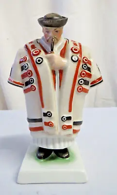 Buy Vintage Herend Folk Hungarian Man Smoking A Pipe Hand Painted Figure Ornament • 44.99£