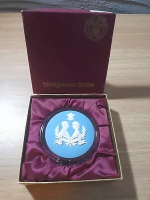 Buy Wedgwood Glass Royal Wedding July 1981 Cameo Paperweight Charles & Diana • 12.50£