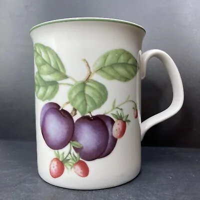 Buy Vintage Ashberry St Michael Plums Strawberries & Cherries English Fine China Mug • 19.90£
