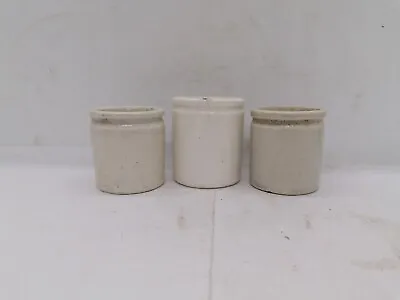 Buy 3 Old English Ironstone Stoneware Pots  • 4.99£
