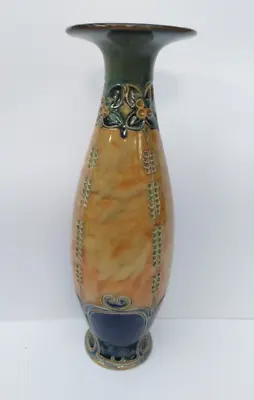 Buy Doulton Lambeth Art Nouveau Stoneware Vase By Francis C. Pope • 140£
