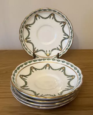 Buy X5 HAMMERSLEY 13698 SAUCERS SWAG PATTERN 1940's • 20£