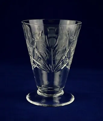Buy Edinburgh Crystal “THISTLE” Whiskey Glass / Tumbler – 10cms (4″) Tall • 24.50£