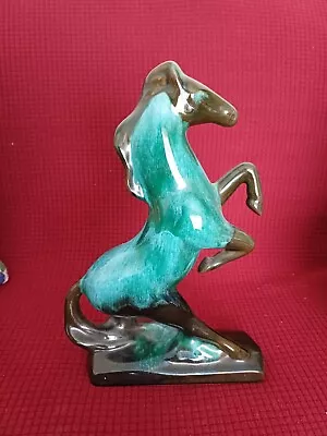 Buy Vintage Blue Mountain Pottery, Rearing Horse. Excellent Condition. 30cm High.  • 28£