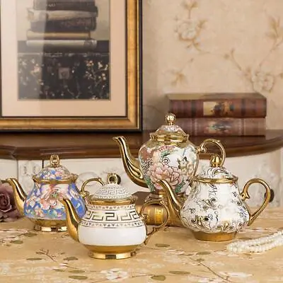 Buy Noble English British Teapot And Cup Set High Grade Porcelain Pot Kettle Jug Par • 27.16£