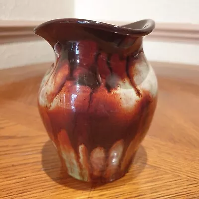 Buy Ewenny Pottery Vase Drip Glaze Mainly Brown 12cm High Studio Pottery • 9.99£