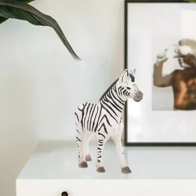Buy  Wooden Zebra Figurine Decoration The Office Ornaments Decorations • 12.65£