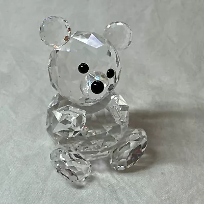 Buy Swarovski Crystal Glass Large Teddy Bear 7637 Figure Mint Condition Seated • 15£