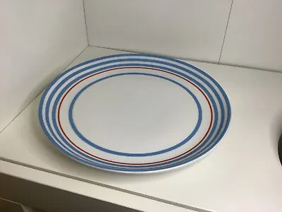 Buy Jamie Oliver. Queens. Dinner Plate. 26.5 Cm. Blue And Red And White. Stripes. B. • 15£