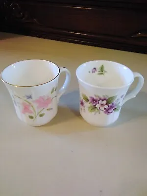 Buy 2 Vintage Duchess China Cups Bone China Made In England One Is Tivoli • 11.38£