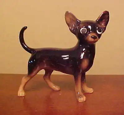 Buy Hagen-Renaker Specialty Ped. Line #4025 BLACK CHIHUAHUA (Flaw) RETIRED 12/31/21 • 28.76£