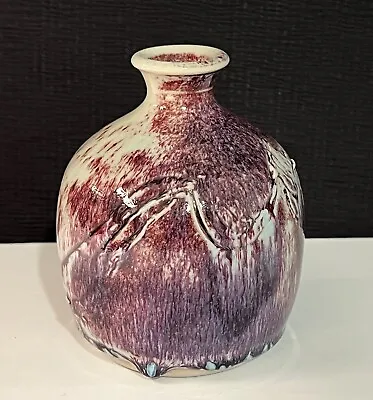 Buy Master Potter Don Lewis American Art Pottery Weed Pot Purple 4.5  • 36.04£