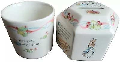 Buy Wedgewood Peter Rabbit Christening Mug @ Money Box Only £8 • 8£