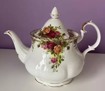 Buy Royal Albert - Old Country Roses -  Large Teapot -  English Bone China - VGC • 25£