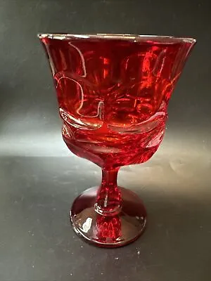 Buy Vintage Fostoria Glassware Argus Ruby Red Goblet 6 1/4” • 7.52£