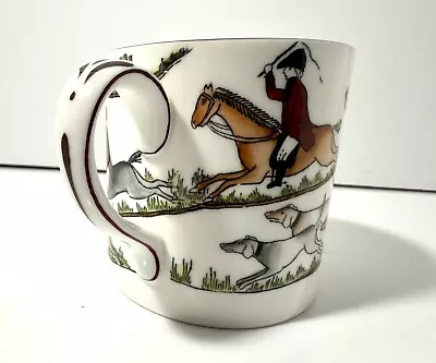 Buy Crown Staffordshire Wedgwood Fox Hunting Scene Bone China Tea Coffee Cup • 47.07£