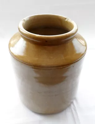Buy Vintage, Salt Glazed Stoneware Preserves Pot. 7¾  Tall For Utensils Or Display. • 15£