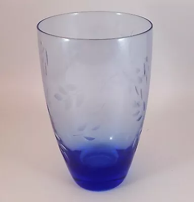 Buy Pfaltzgraff Summer Breeze 24 Ounce Glassware Cooler Glass 6.5  Tall Cobalt Blue • 6.63£