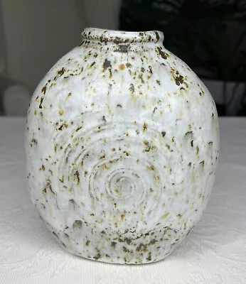 Buy Herman Venema Abbotsford BC Canada Studio Art Pottery Vase MCM Swirl Target  • 47.41£