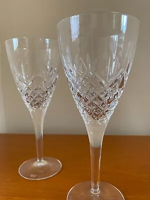 Buy EDINBURGH CRYSTAL - Sutherland Pair- Large Goblet Wine Glass 205mm, 8 Inch Tall • 25£