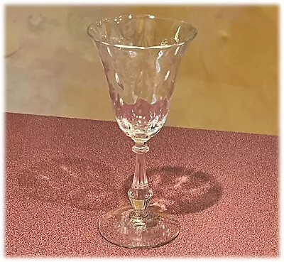 Buy Art Deco Fostoria Wavecrest Clear 5 3/8 In Wine Glass Stem 6014 HTF Elegant • 11.34£