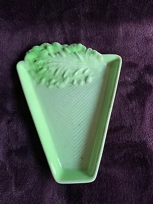 Buy Carlton Ware Lettuce Leaf Australian Design Green Butter Dish • 10£