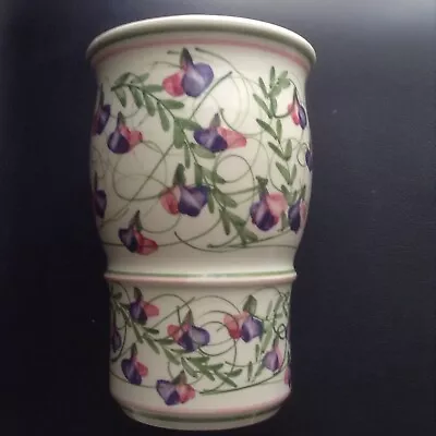 Buy Vtg Unusual Shape 70s Sweet Pea Design Cinq Ports The Monastery Pottery Rye Vase • 14.99£