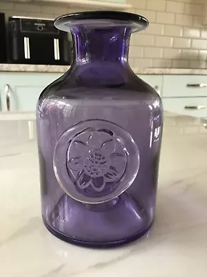 Buy Dartington Art Glass Bottle Vase - Daisy - Handmade 13 Cm Tall • 15£