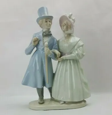 Buy Large 28cm Porcelain Victorian Couple Figurine - Lladro Nao Style • 28£