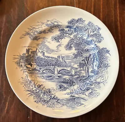 Buy Vintage Enoch Wedgewood Countryside China Dinner Plate Blue White 10”; England • 9.45£
