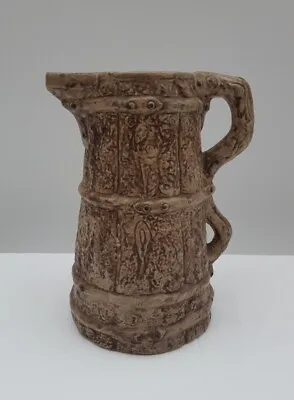 Buy Vintage Hillstonia Earthenware Pottery Jug, Pitcher, Vase (Height 27.5cm) • 14£